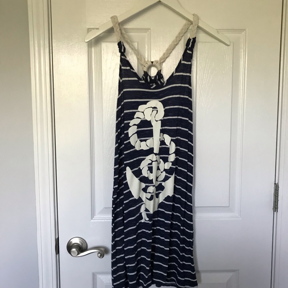 nautical cover up dress